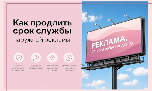 Как продлить срок службы наружной рекламы в Верхнем Уфалее