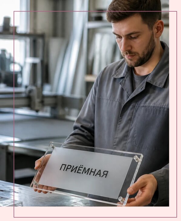 Таблички из оргстекла на заказ в Верхнем Уфалее от 3991 р. | Аванза-Врф