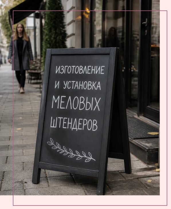 Меловые штендеры в Верхнем Уфалее по цене от 6652 р. | Аванза-Врф